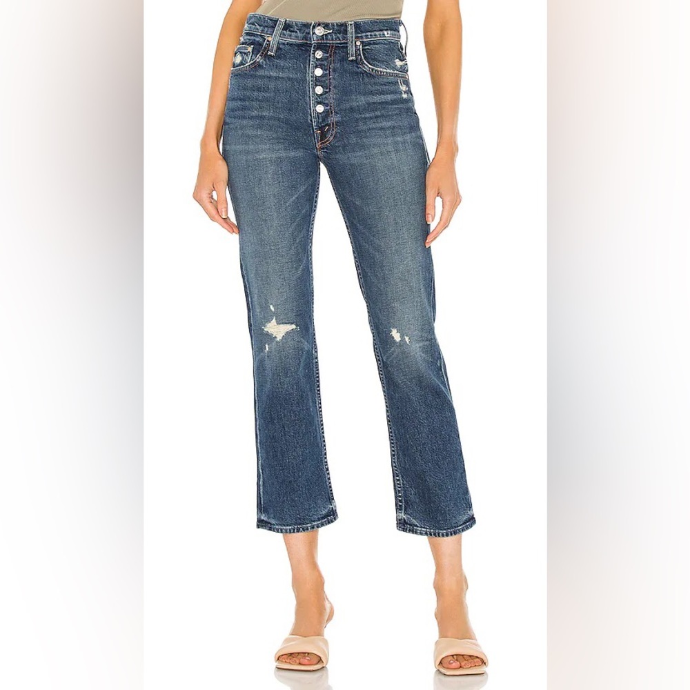 MOTHER Jeans The Pixie Tomcat Ankle in Born to Bite